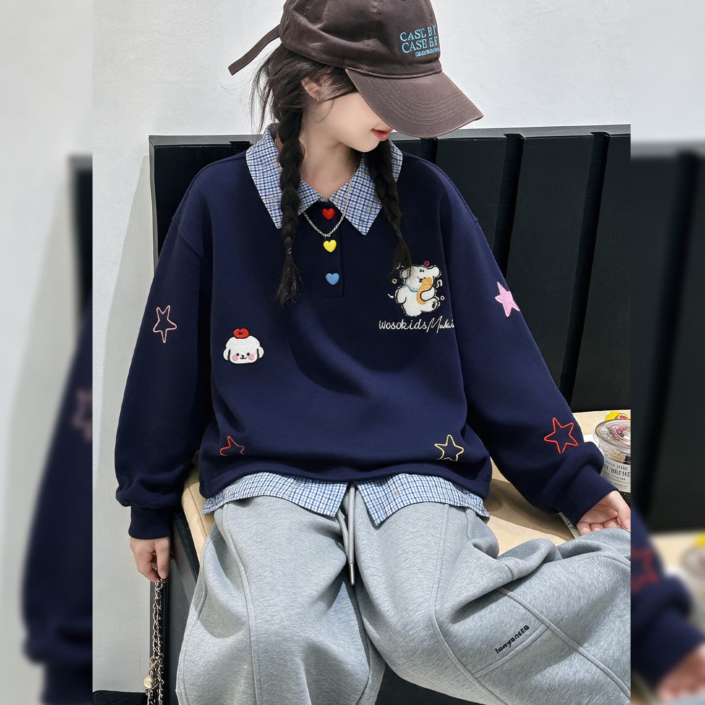 SHIBU 99987 Топ+Штаны Kids Повседневный Спортивный Костюм Комплекты - изображение 2