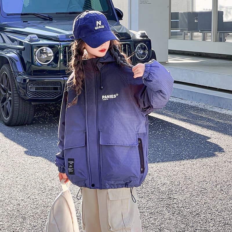 SHIBU На открытом воздухе WINDBREAKER 3-в-1 Куртка In Темно-фиолетовый Kids Туристическая одежда - изображение 3