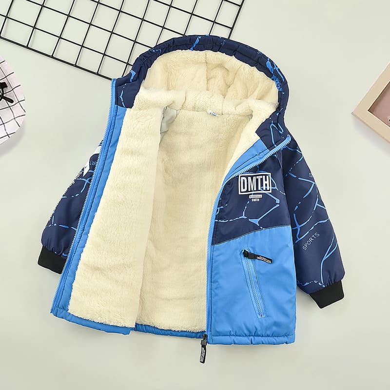 SHIBU 8832 PARKA Пальто Синий Kids Туристическая одежда - изображение 5