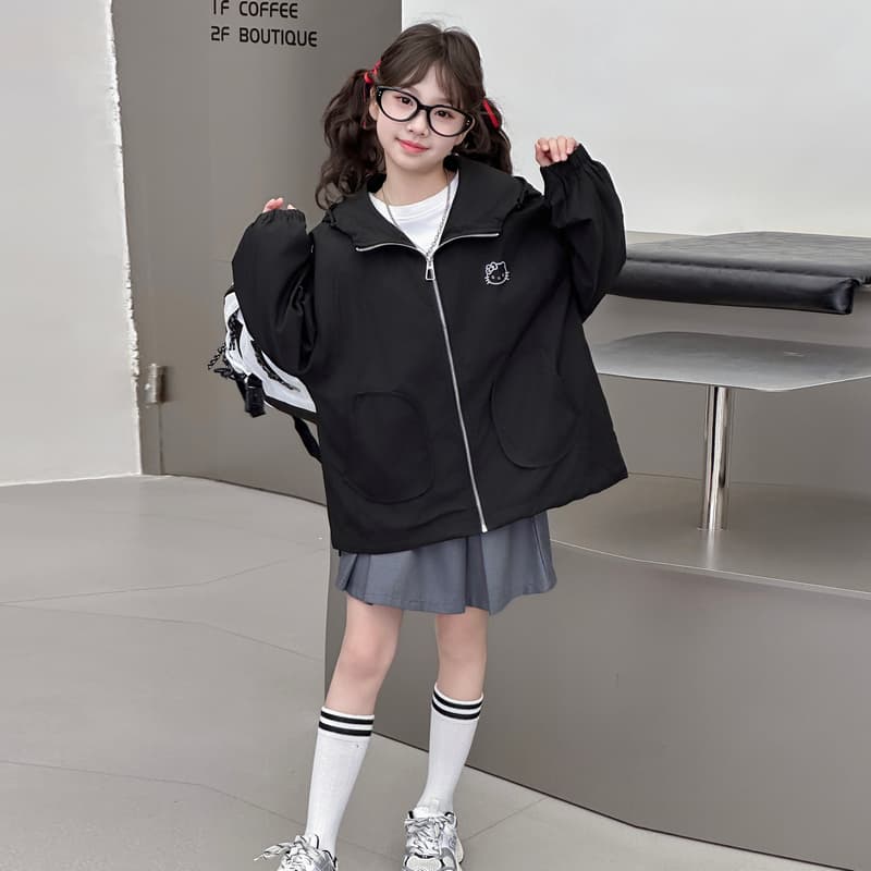 SHIBU 8135 Kitten Мода Ветровка Черный Kids Туристическая одежда - изображение 5