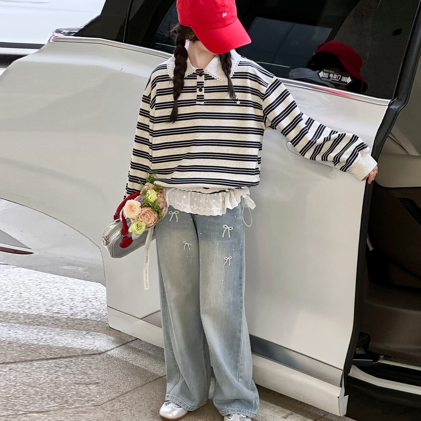 SHIBU 99667 Свитшот + Брюки Kids Повседневный Спортивный Костюм Комплекты - изображение 4