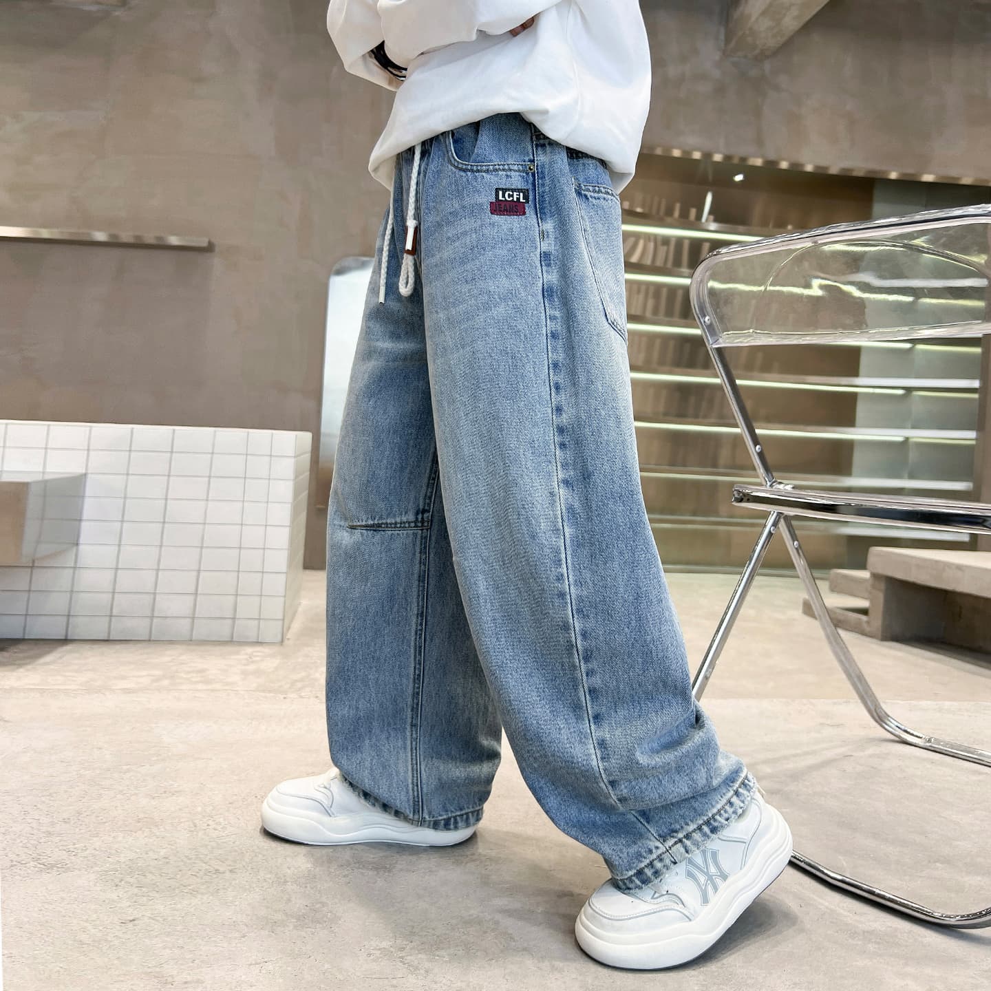 SHIBU HF7869D Blue Kids Jeans - изображение 2