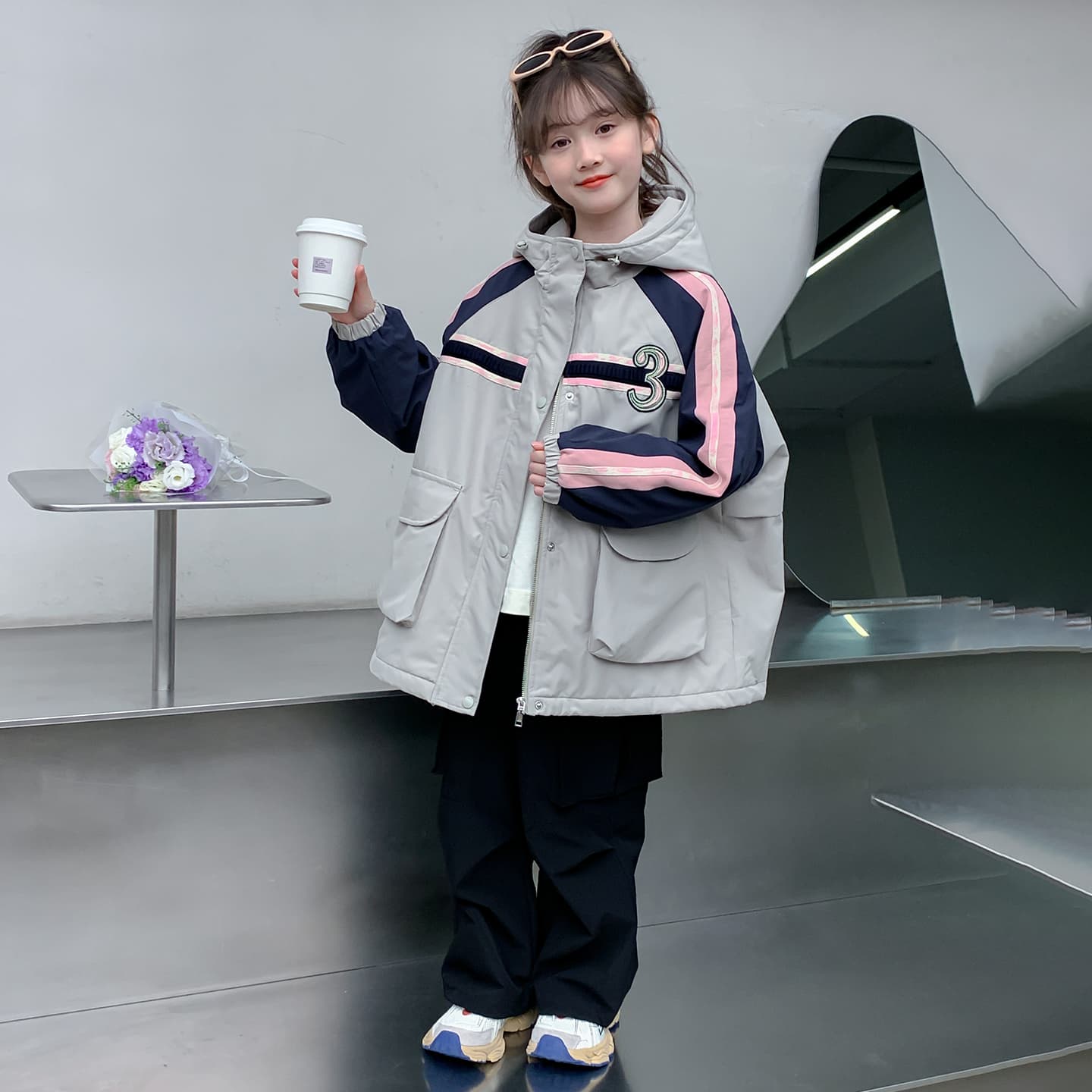 SHIBU 179 С подкладкой Ветровка Абрикос Kids Утеплённые куртки - изображение 2