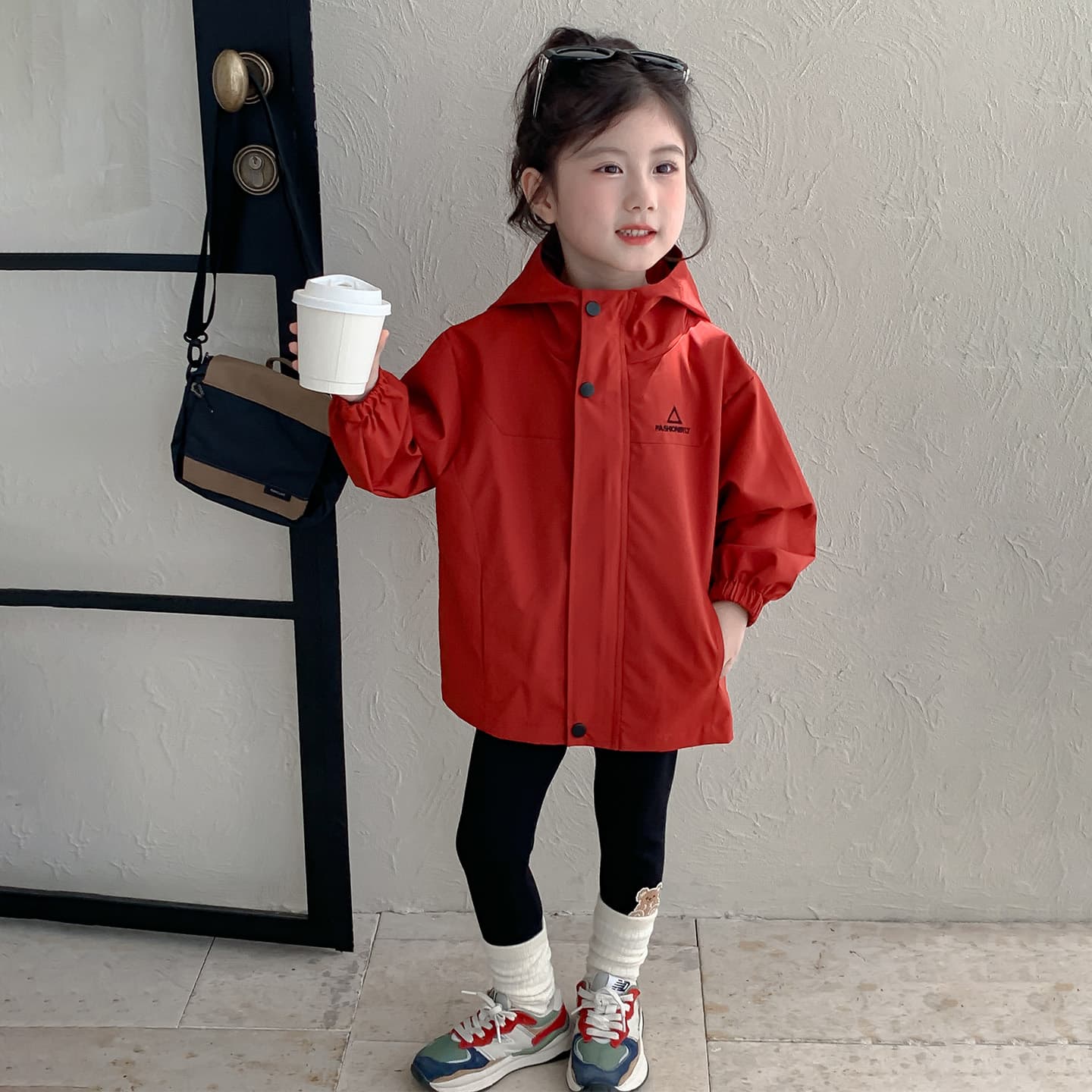 SHIBU Q8089-Ветровки Кирпично-красный Kids Туристическая одежда - изображение 2
