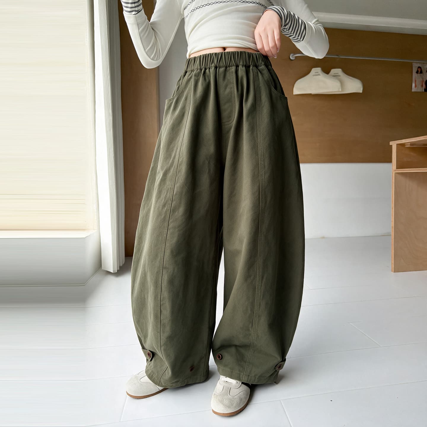 SHIBU 26090 Армейский зеленый Kids Брюки - изображение 4