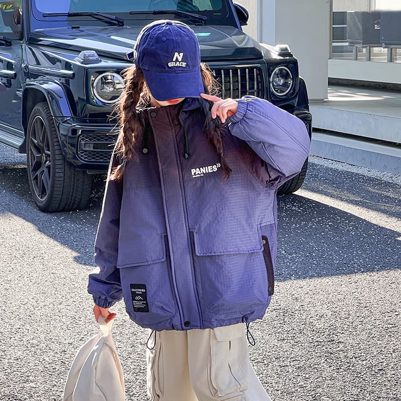 SHIBU На открытом воздухе WINDBREAKER 3-в-1 Куртка In Темно-фиолетовый Kids Туристическая одежда - изображение 2