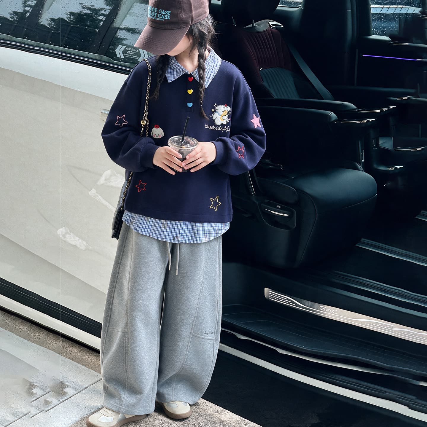 SHIBU 99987 Топ+Штаны Kids Повседневный Спортивный Костюм Комплекты - изображение 4