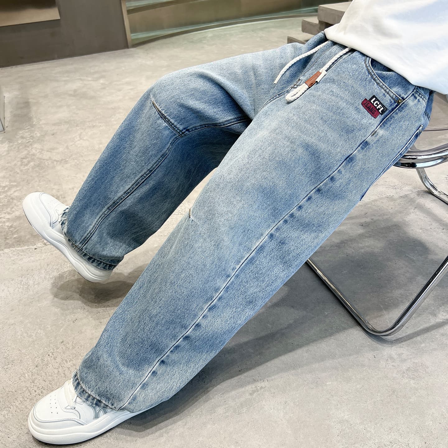 SHIBU HF7869D Blue Kids Jeans - изображение 4