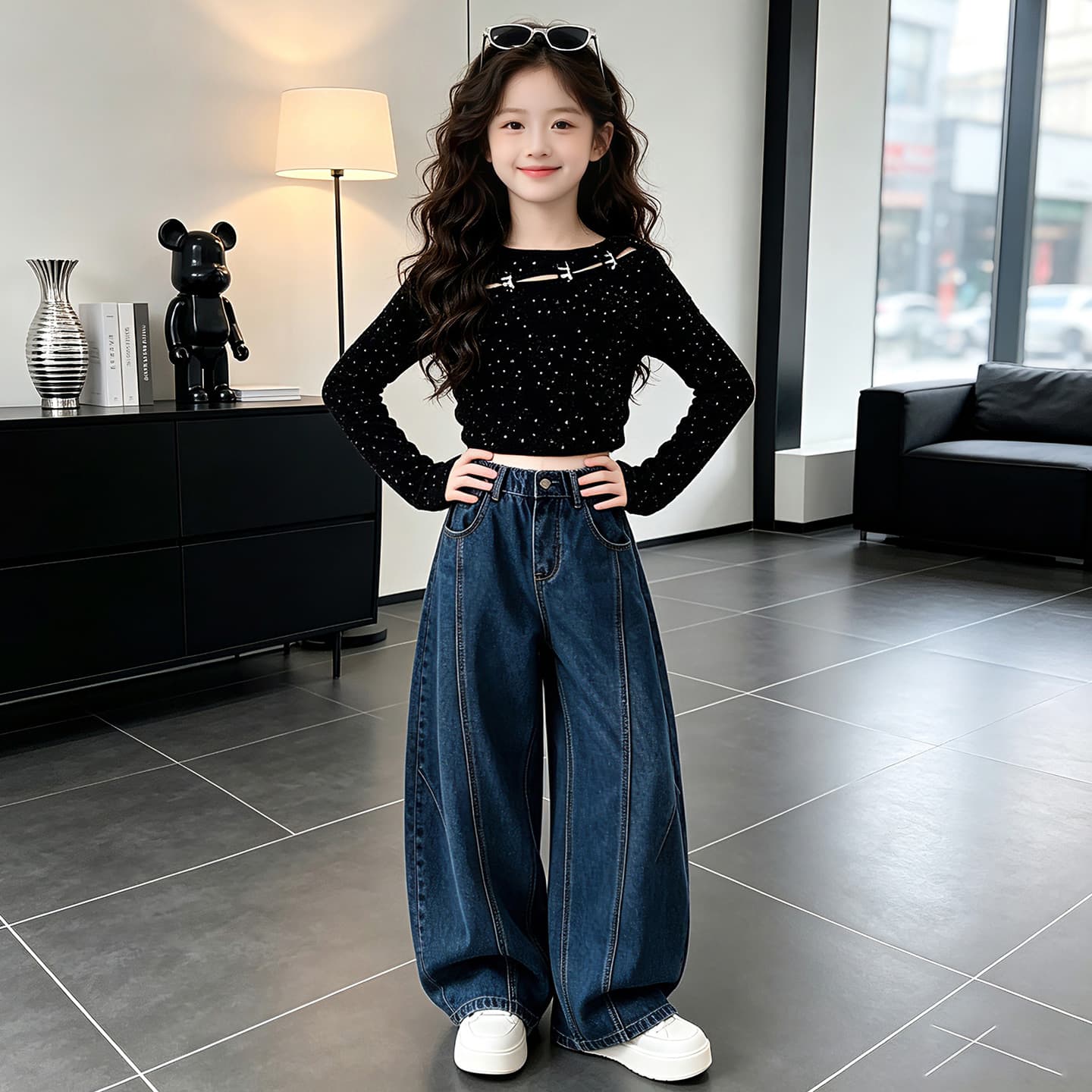 SHIBU 26 172 Стиля Топ + Штаны Kids Повседневные Спортивные Костюмы Наборы - изображение 3
