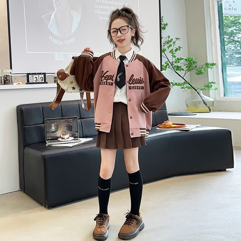 SHIBU Cjd1229 Изображение Цвет Kids Бейсбольные куртки - изображение 2