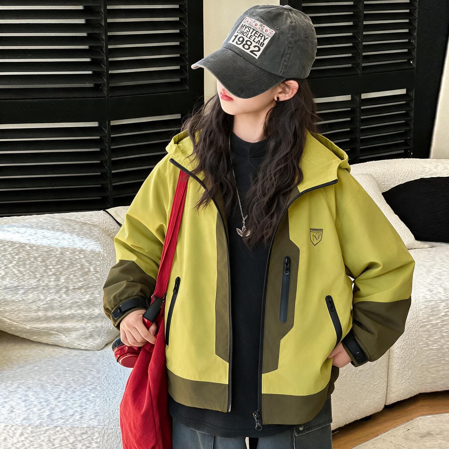 SHIBU MTX-2627 Желтый Пальто + Подкладка Kids Туристическая одежда - изображение 4