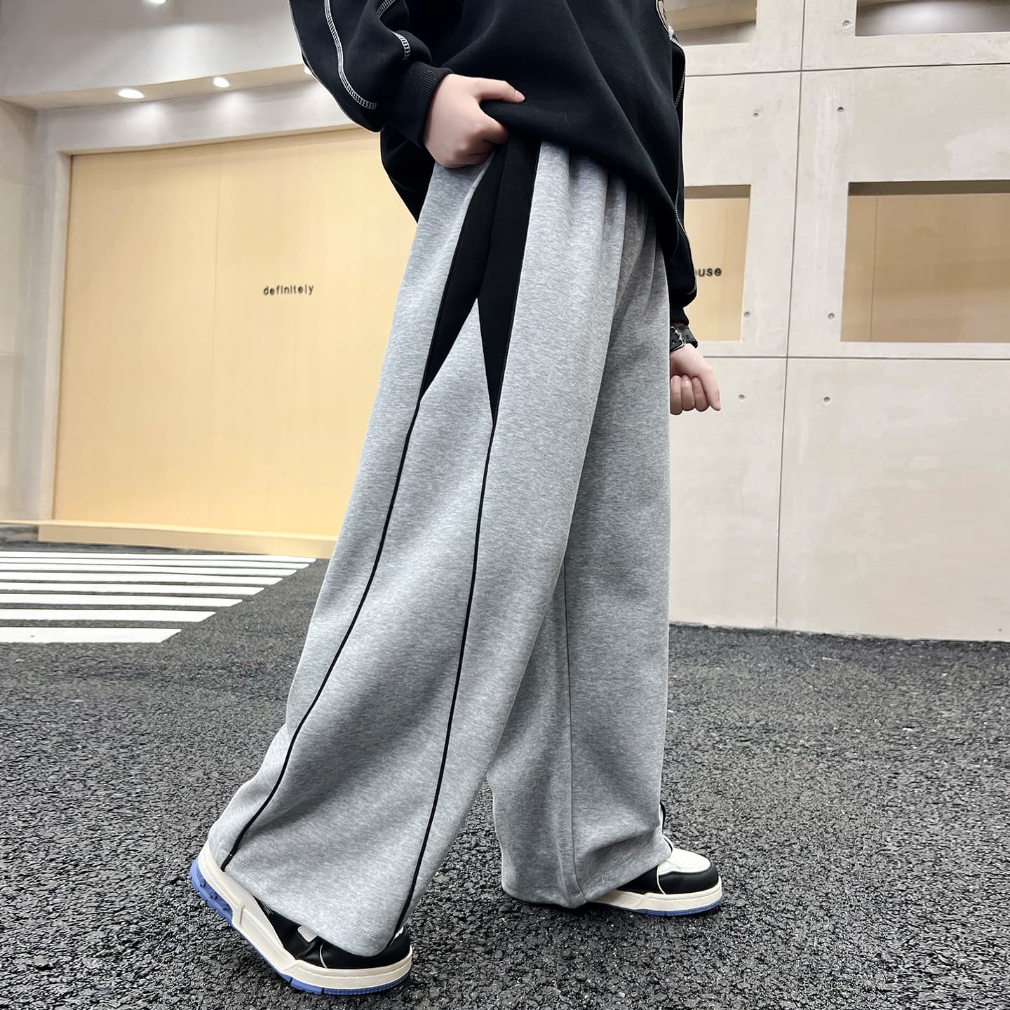 SHIBU HF0671 Серые Детские Брюки - изображение 5