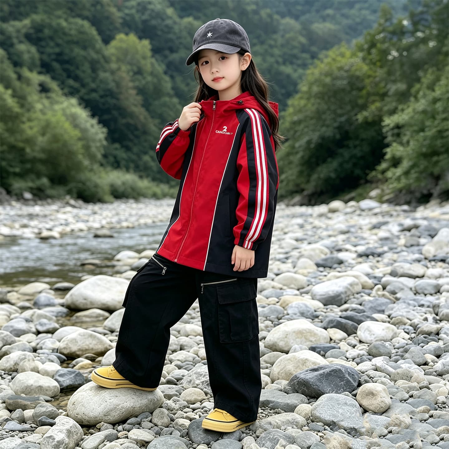 SHIBU 2622 Вельвет Тренчкот Красный Kids Туристическая одежда - изображение 5