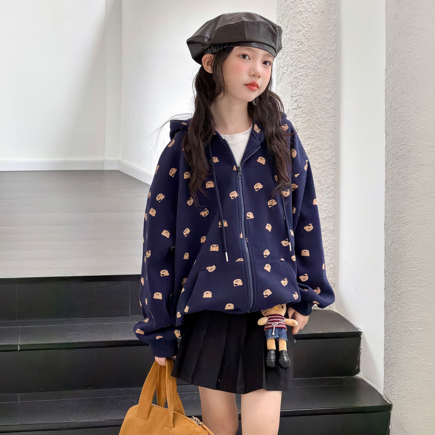 Кофта SHIBU 0312 Медведь Пальто Kids Свитшоты - изображение 4