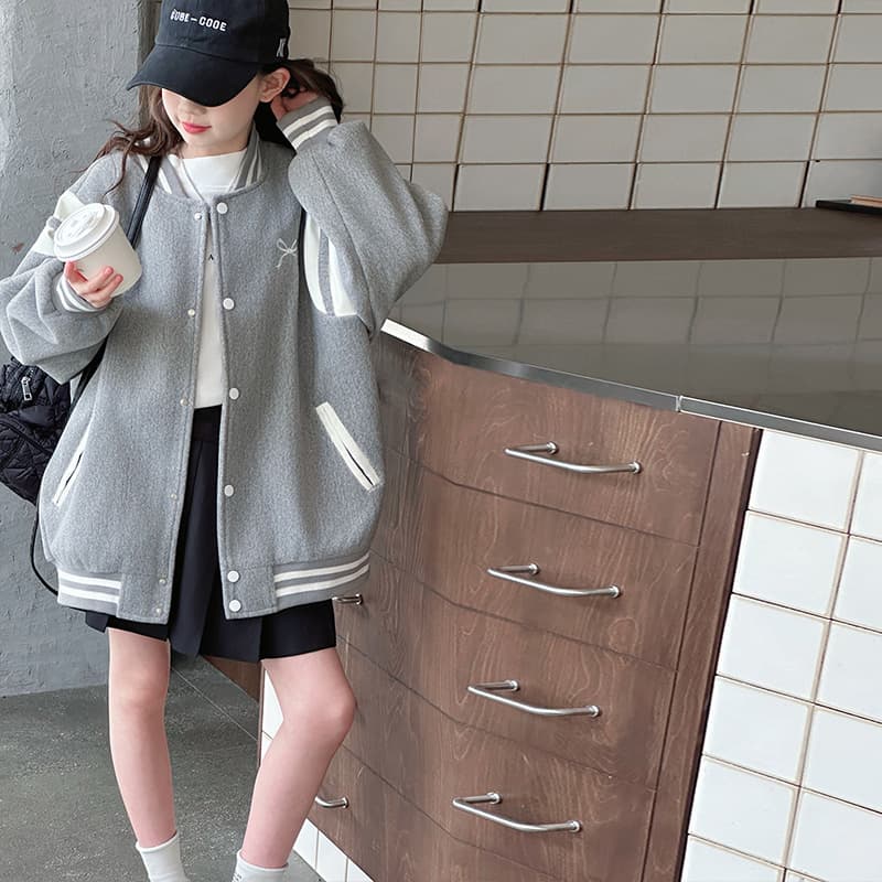 SHIBU 25821 Серый Kids Бейсбольные куртки - изображение 5