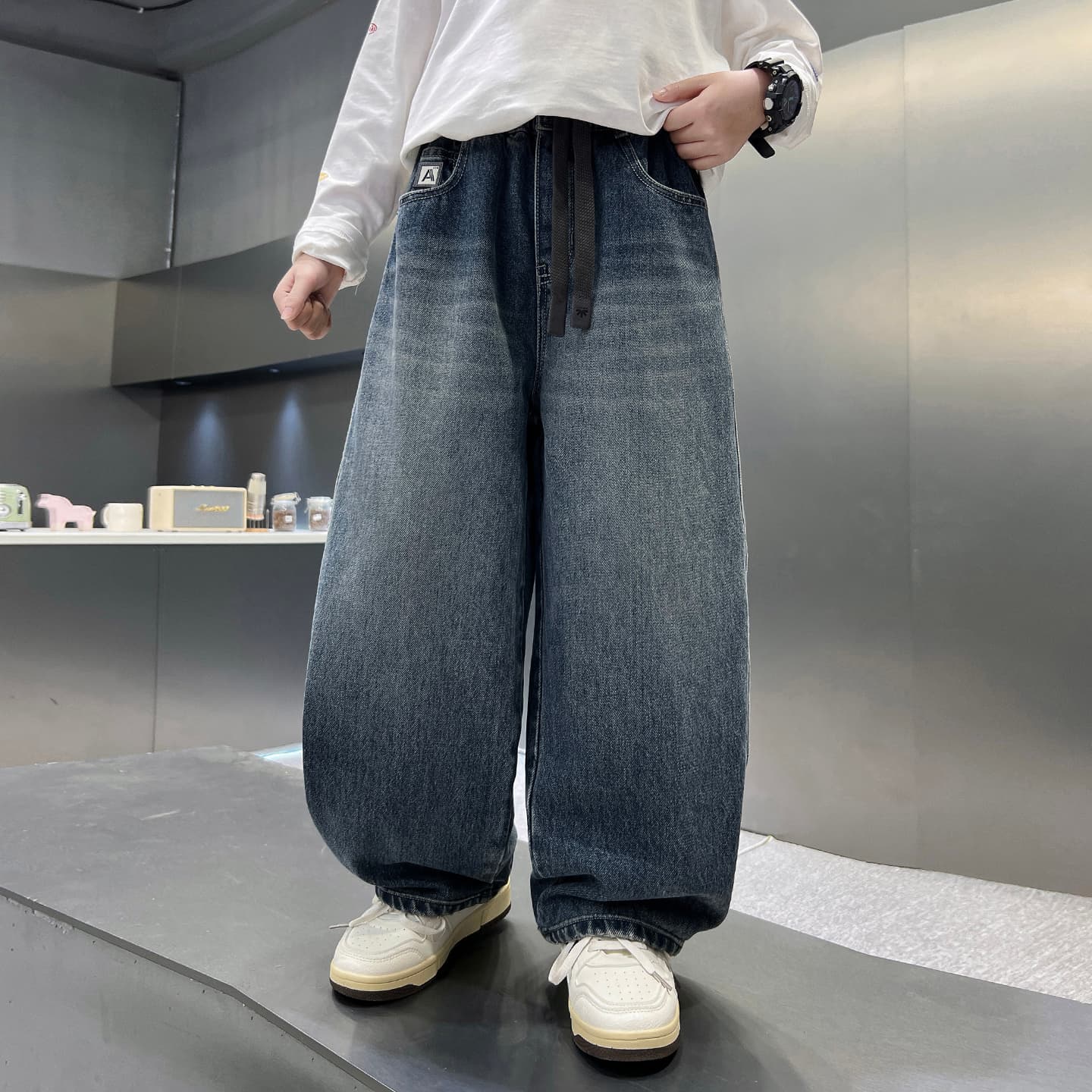 SHIBU HF2733 Blue Kids Jeans - изображение 3