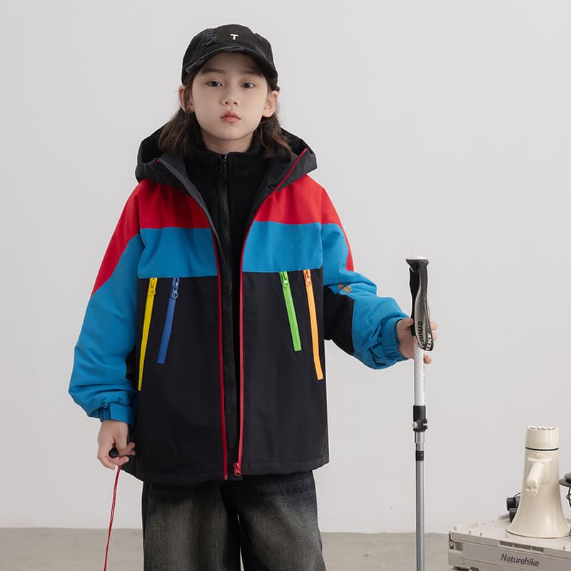 SHIBU LBQM8905 Многоцветный Dual Молния 3 в 1 Ветровка Многоцветный Kids Туристическая одежда - изображение 3