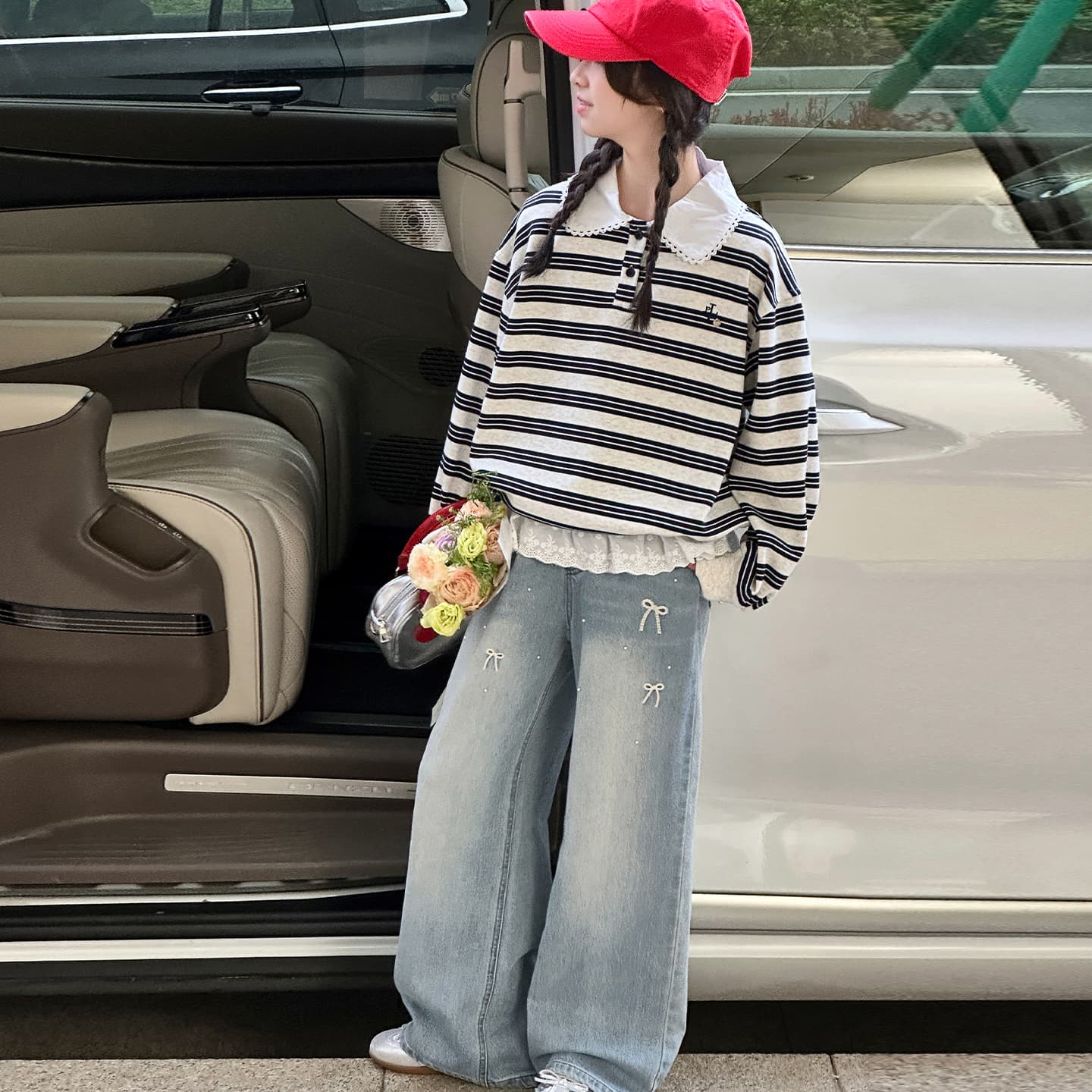 SHIBU 99667 Свитшот + Брюки Kids Повседневный Спортивный Костюм Комплекты - изображение 2