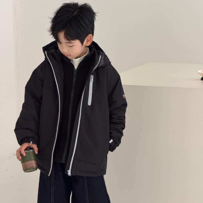 SHIBU SLWZ 3227 2 С подкладкой 3 в 1 Ветровка Черный Kids Туристическая одежда - изображение 4