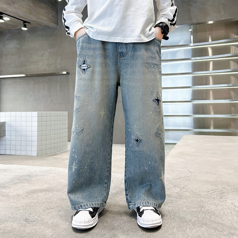 SHIBU HF9183 Blue Kids Jeans - изображение 3