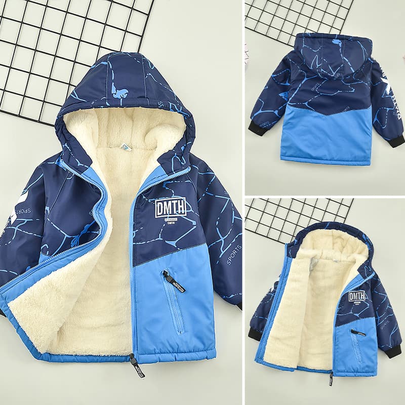 SHIBU 8832 PARKA Пальто Синий Kids Туристическая одежда - изображение 2