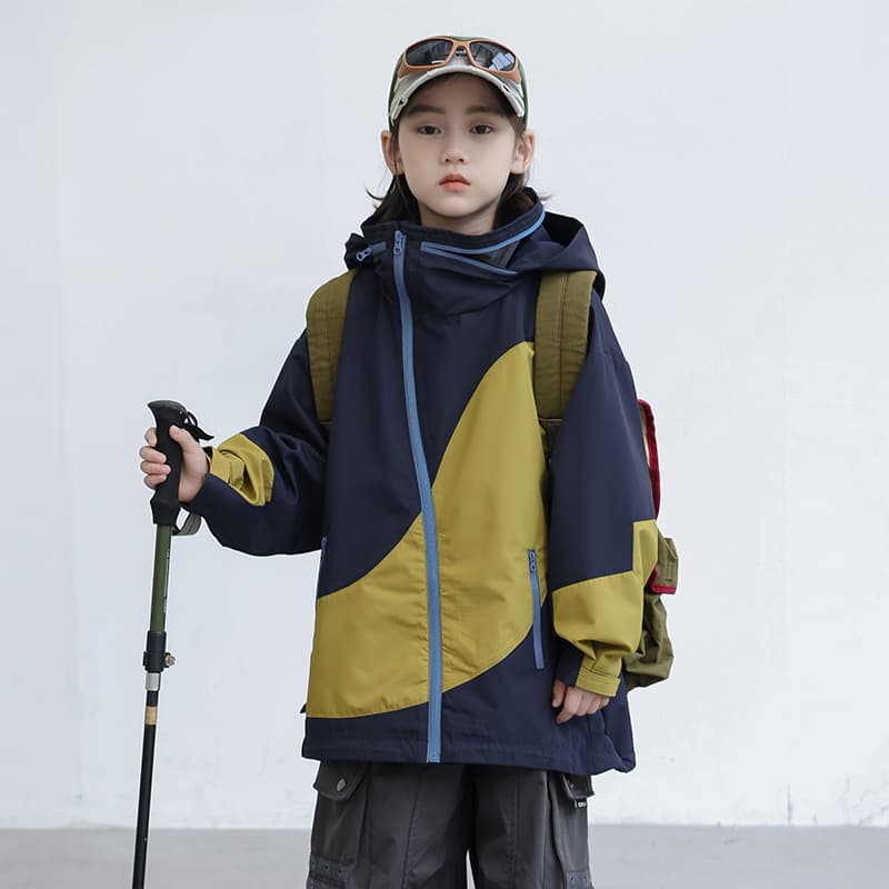 SHIBU LBQW8868 Dual Combo COLOR Hooded Ветровка 1 Темно-синий Синий Kids Туристическая одежда - изображение 2