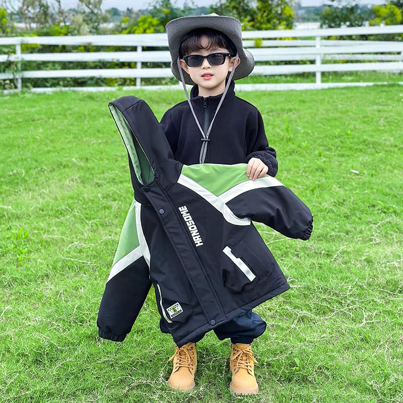 SHIBU Медвежонок Пальто Зелёный Kids Утеплённые куртки - изображение 3