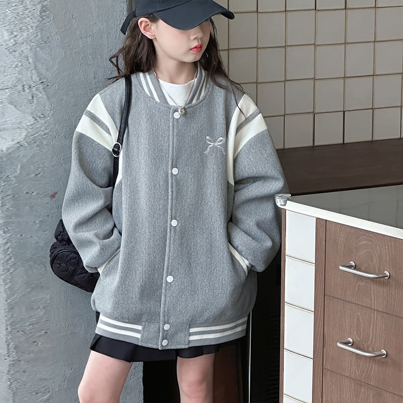 SHIBU 25821 Серый Kids Бейсбольные куртки - изображение 2
