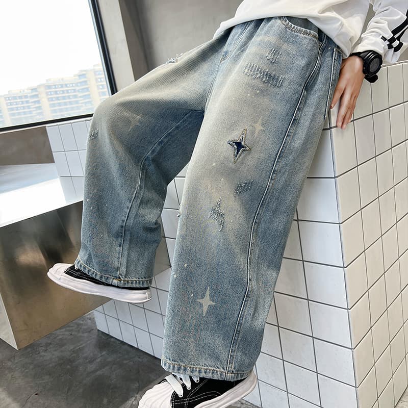SHIBU HF9183 Blue Kids Jeans - изображение 2