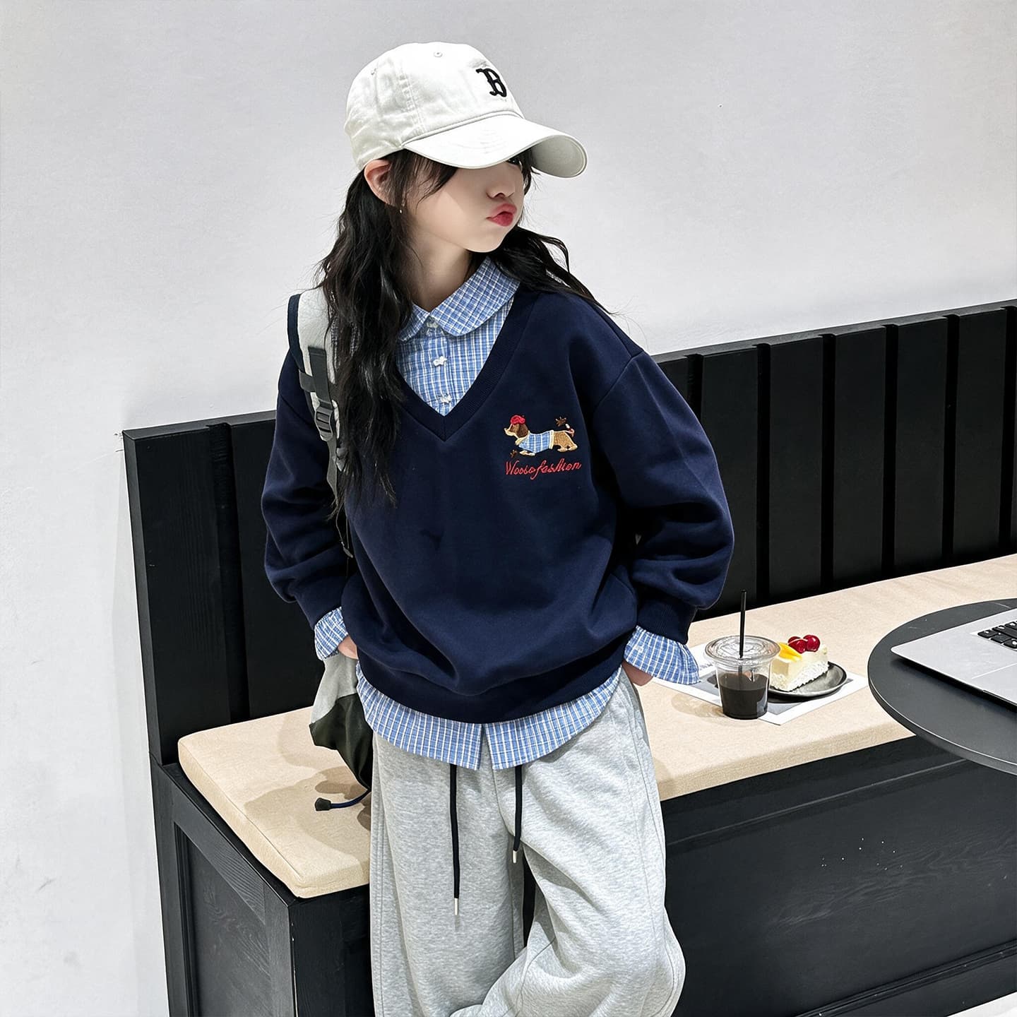 SHIBU 99968 Топ+Штаны Kids Повседневный Спортивный Костюм Комплекты - изображение 3