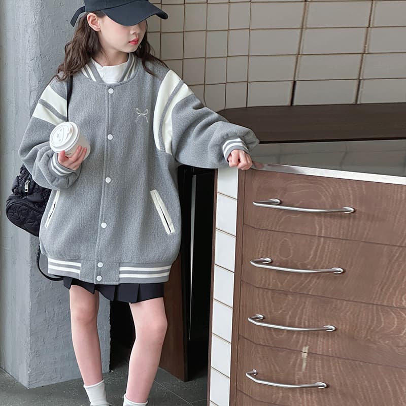 SHIBU 25821 Серый Kids Бейсбольные куртки - изображение 4