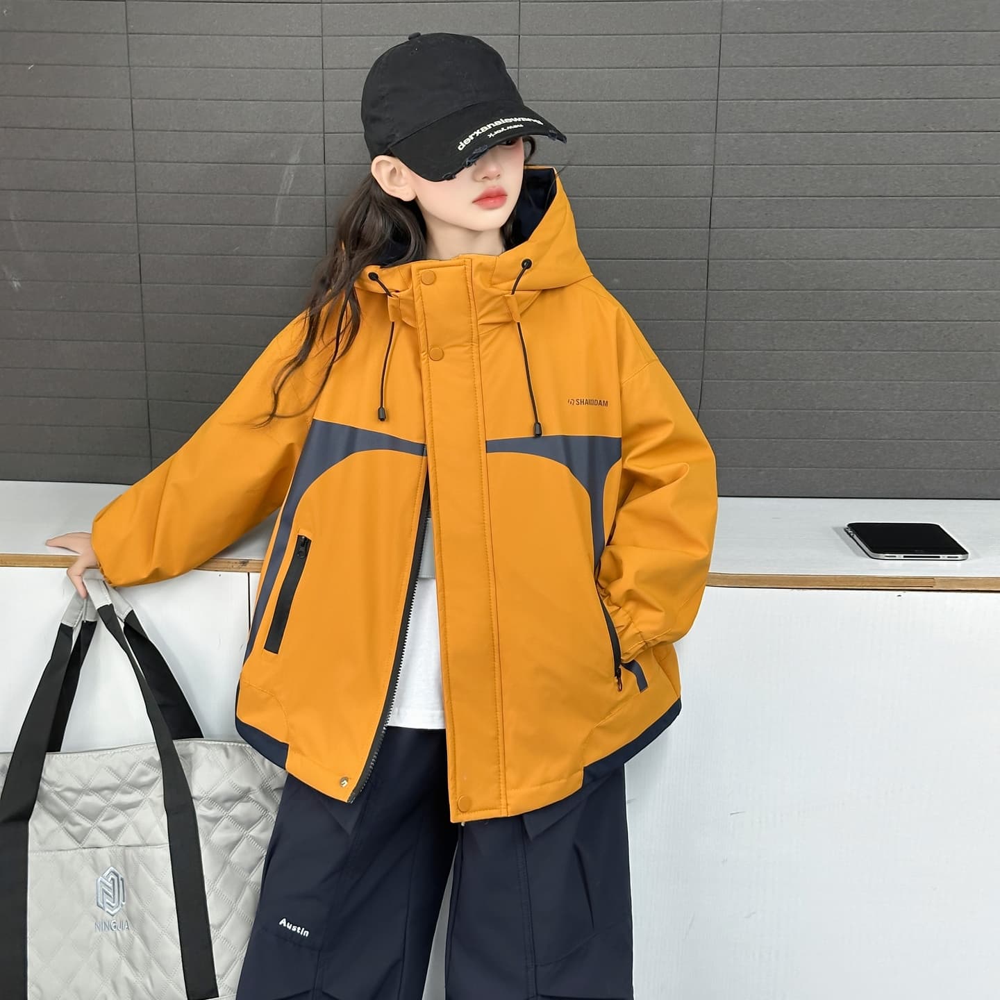 SHIBU 2518 1 Тыква Утепленный Альпинистское приключение Одежда Kids Туристическая одежда - изображение 3