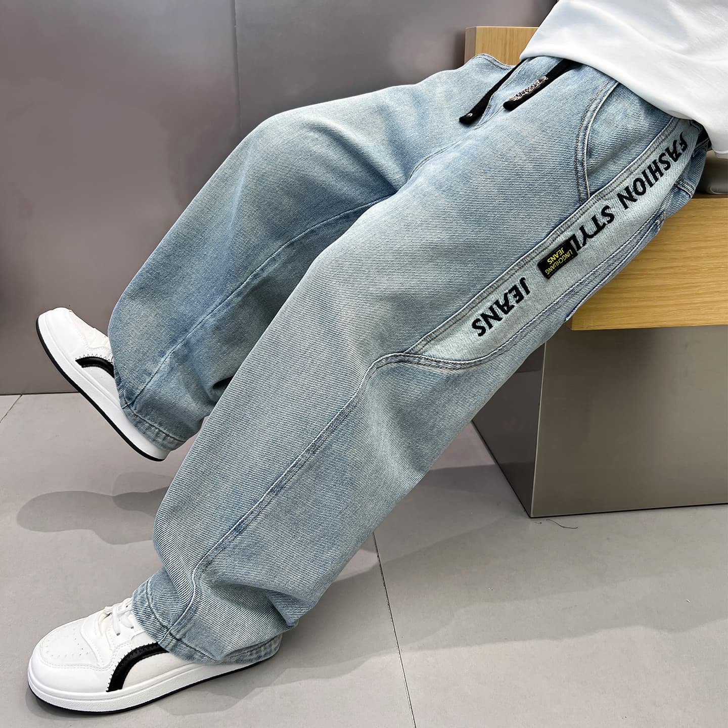 SHIBU HF5960 Blue Kids Jeans - изображение 3