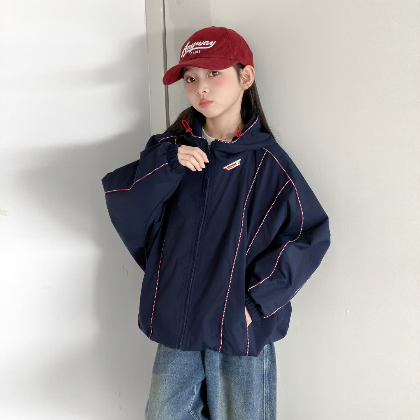 SHIBU XXQ2627 Темно-синий Синий Ветровка Kids Туристическая Одежда - изображение 4