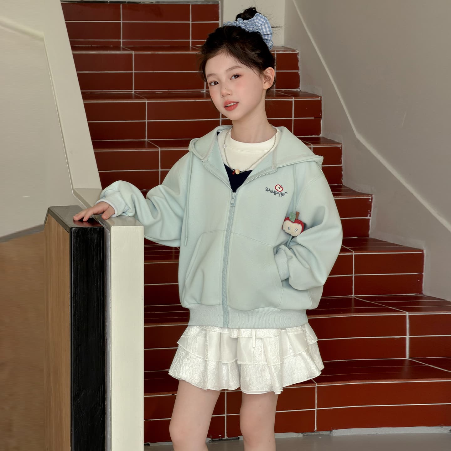 Кофта SHIBU 66062 Red Apple Coat Light Green Kids Свитшоты - изображение 3