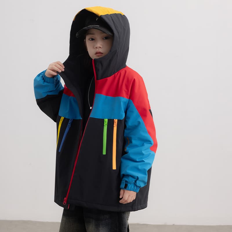 SHIBU LBQM8905 Многоцветный Dual Молния 3 в 1 Ветровка Многоцветный Kids Туристическая одежда - изображение 4