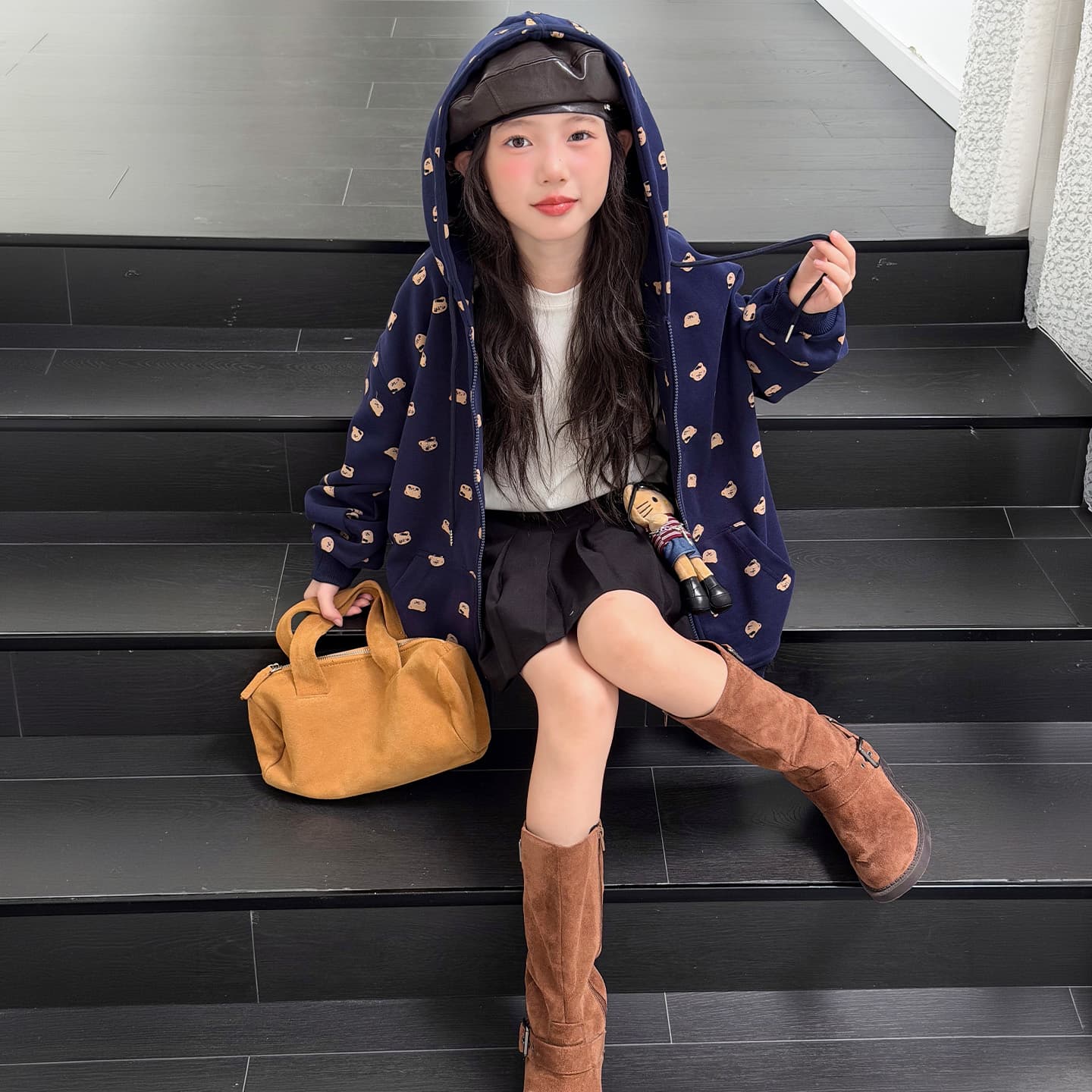 Кофта SHIBU 0312 Медведь Пальто Kids Свитшоты - изображение 2