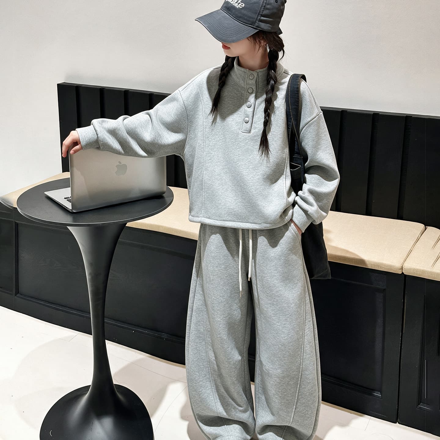 SHIBU 776001 Серый Kids Повседневные Спортивные Костюмы Наборы - изображение 2