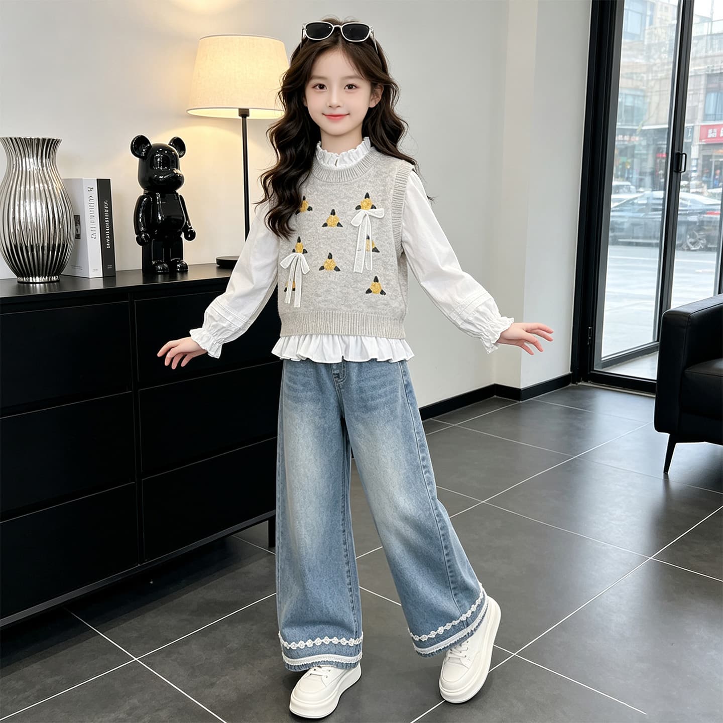 SHIBU 26186 Моделизм Трехкомпонентный комплект Kids Повседневные спортивные костюмы Наборы - изображение 3