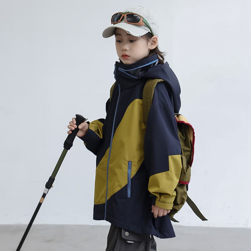 SHIBU LBQW8868 Dual Combo COLOR Hooded Ветровка 1 Темно-синий Синий Kids Туристическая одежда - изображение 4