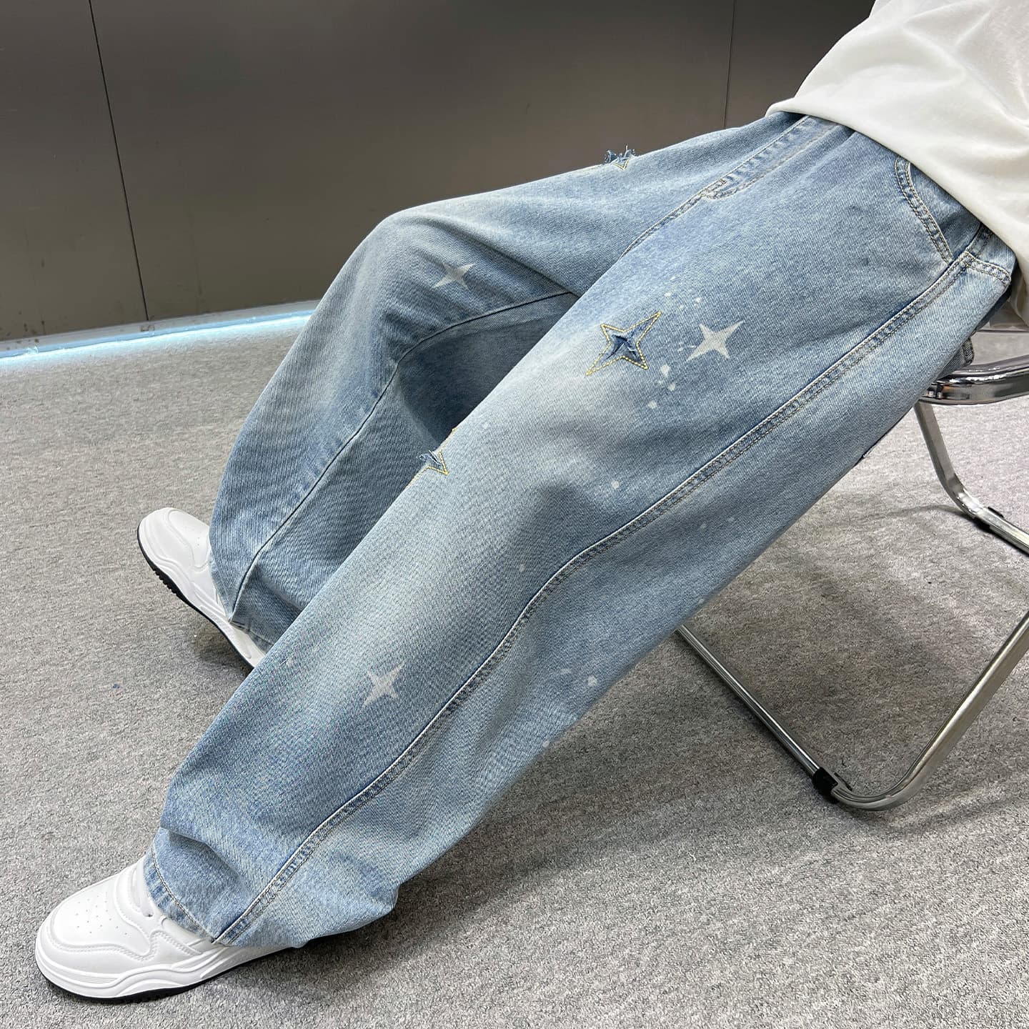 SHIBU HF9183D Blue Kids Jeans - изображение 4