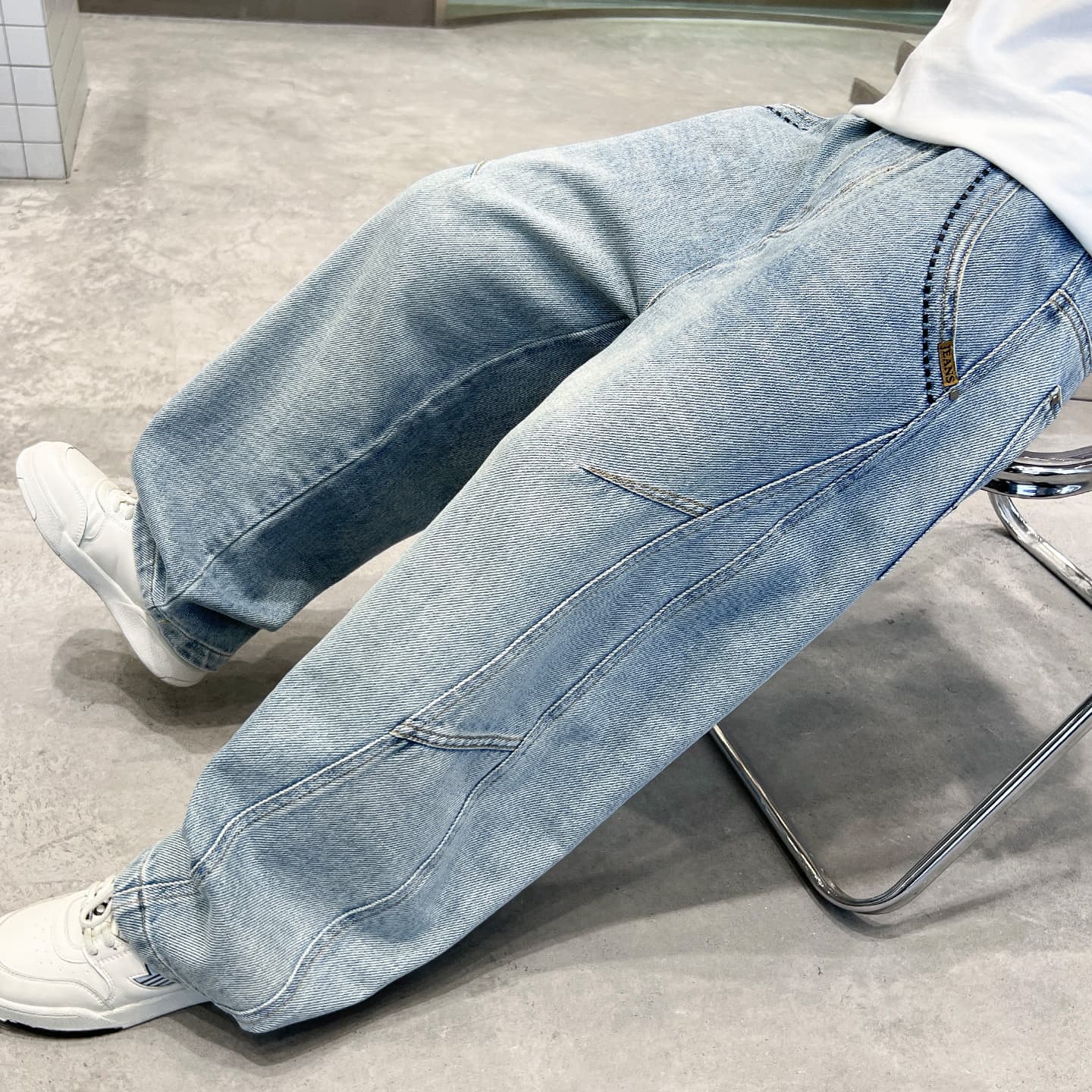 SHIBU HF8390D Blue Kids Jeans - изображение 3