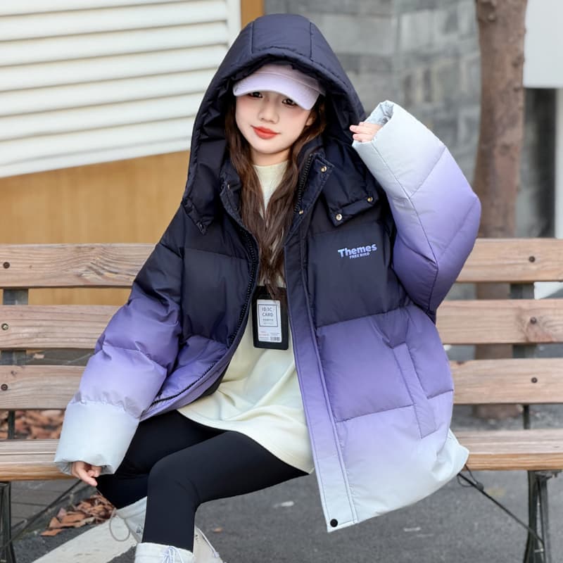 SHIBU XY-551 Черный Фиолетовый Kids Утеплённые куртки - изображение 4