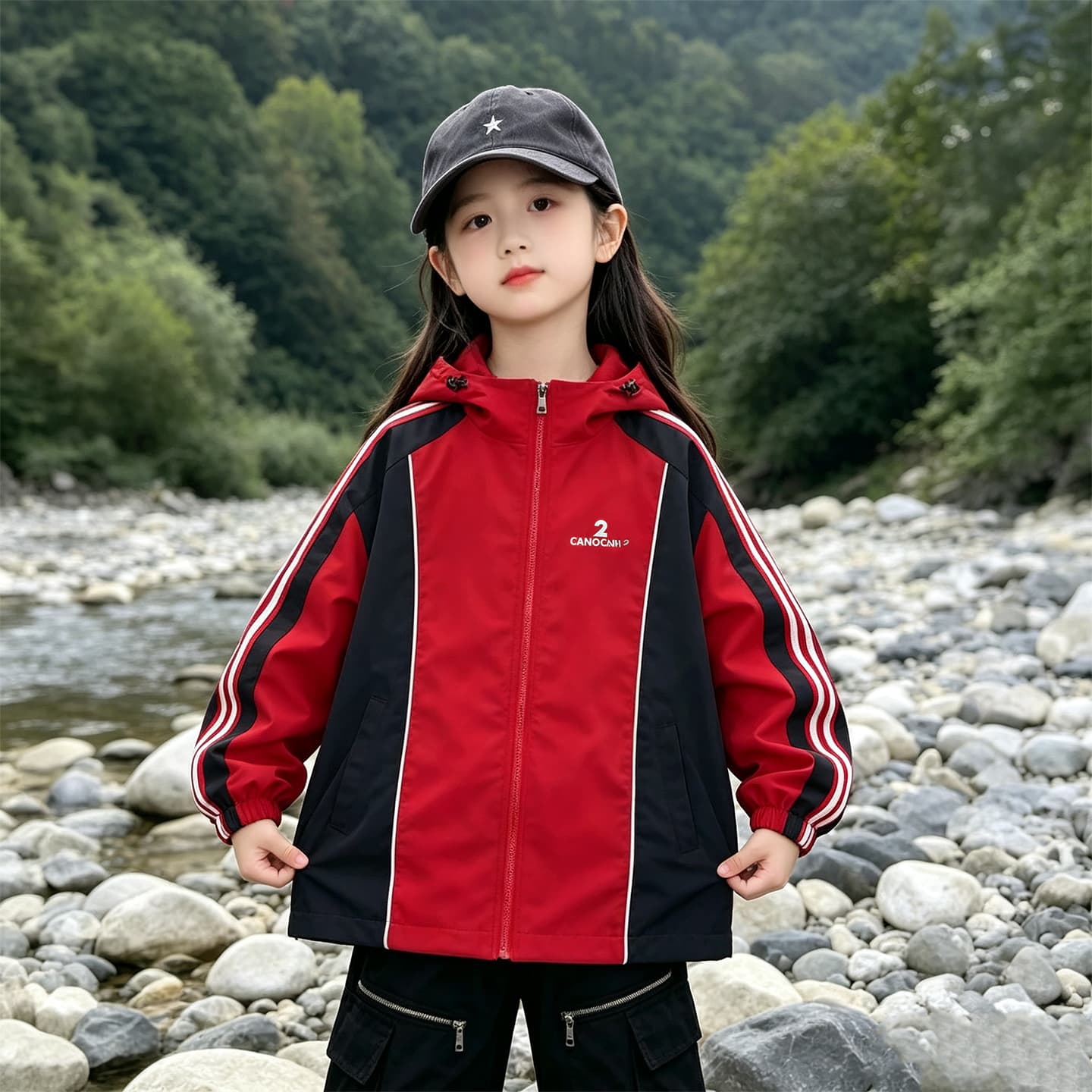 SHIBU 2622 Вельвет Тренчкот Красный Kids Туристическая одежда - изображение 3