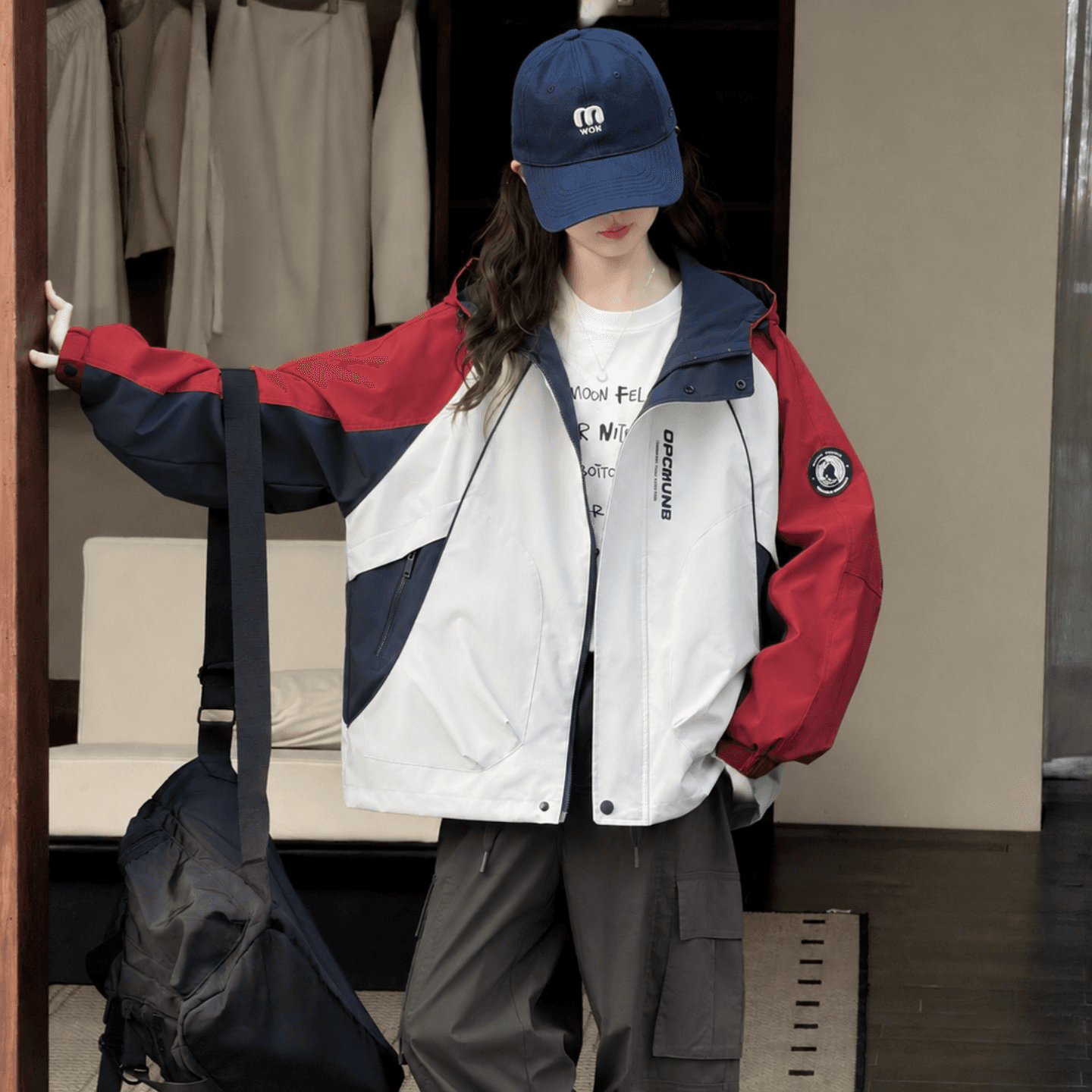 SHIBU YMG 2624 Красная Ветровка Kids Туристическая Одежда - изображение 4