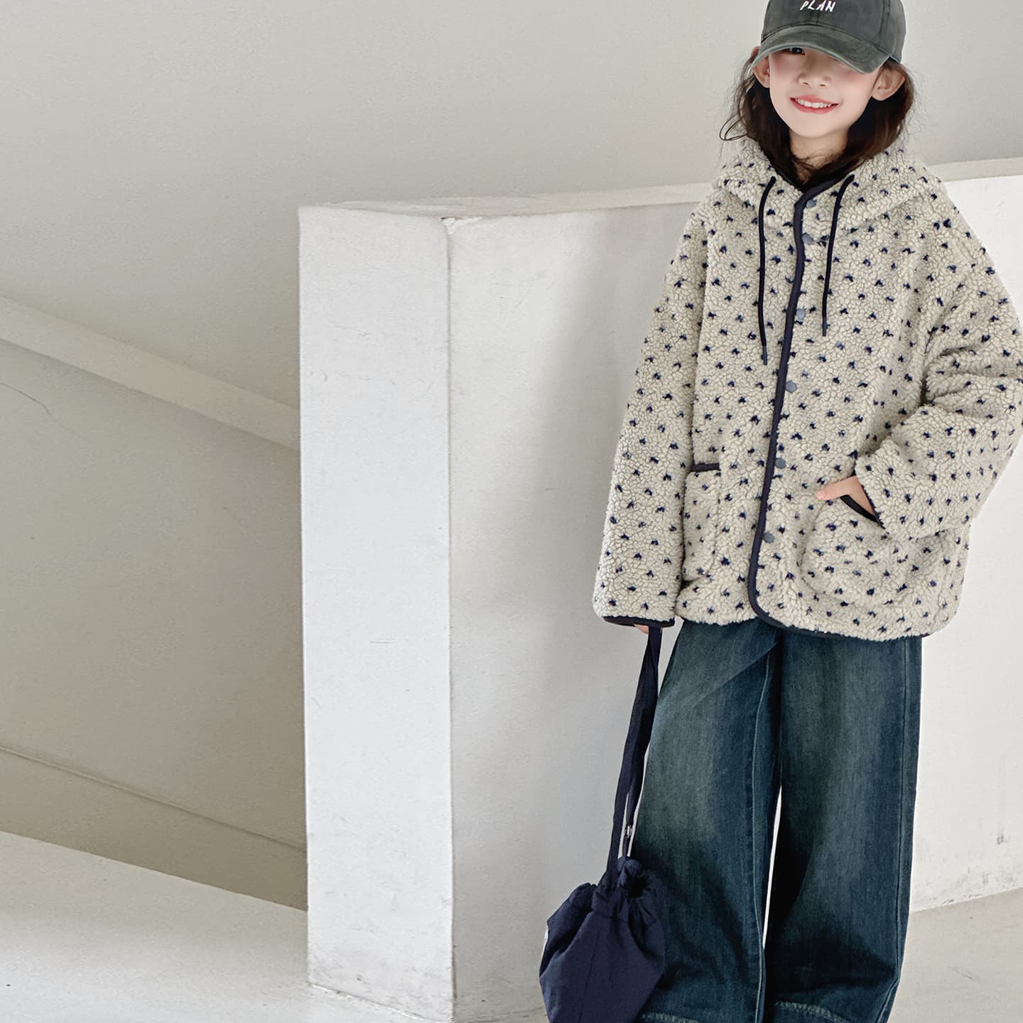 SHIBU 58109 Синий Цветочный KNIT Свитер Многоцветный Kids Топы - изображение 2