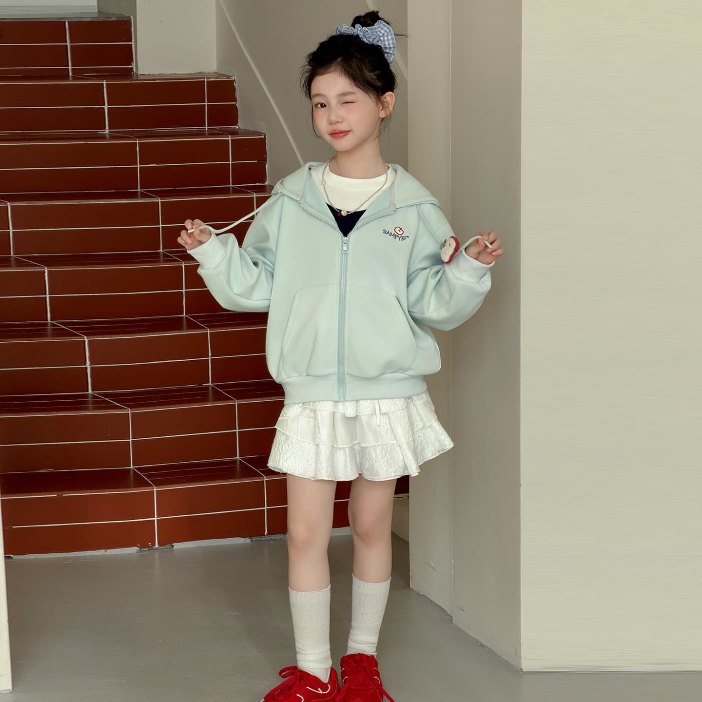 Кофта SHIBU 66062 Red Apple Coat Light Green Kids Свитшоты - изображение 4