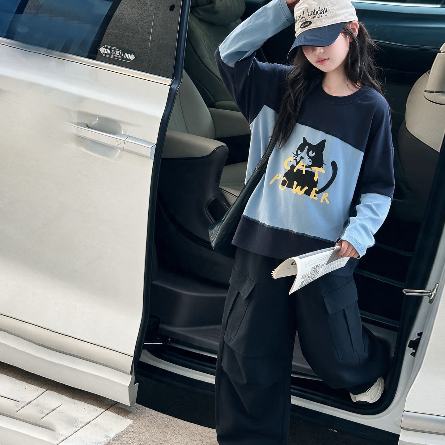 SHIBU 776238 Свитшот + Брюки Kids Повседневный Спортивный Костюм Комплекты - изображение 2