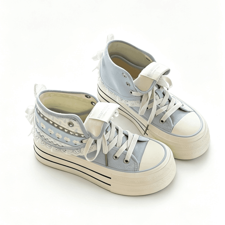Кеды HUANQIU Canvas Shoes MID Top Women's - изображение 3