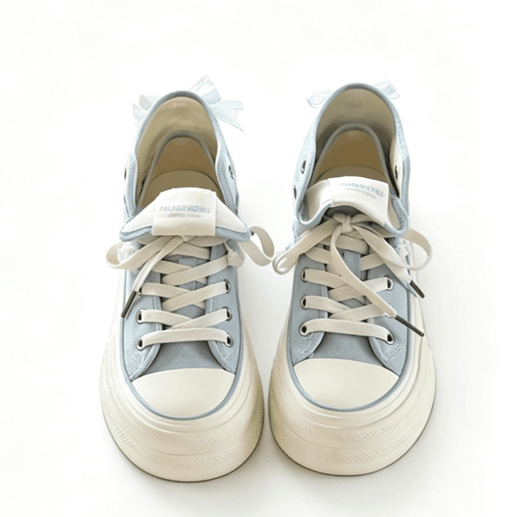 Кеды HUANQIU Canvas Shoes MID Top Women's - изображение 4